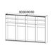 Schwebetürenschrank - San Remo Eiche-weiß - 361 cm breit