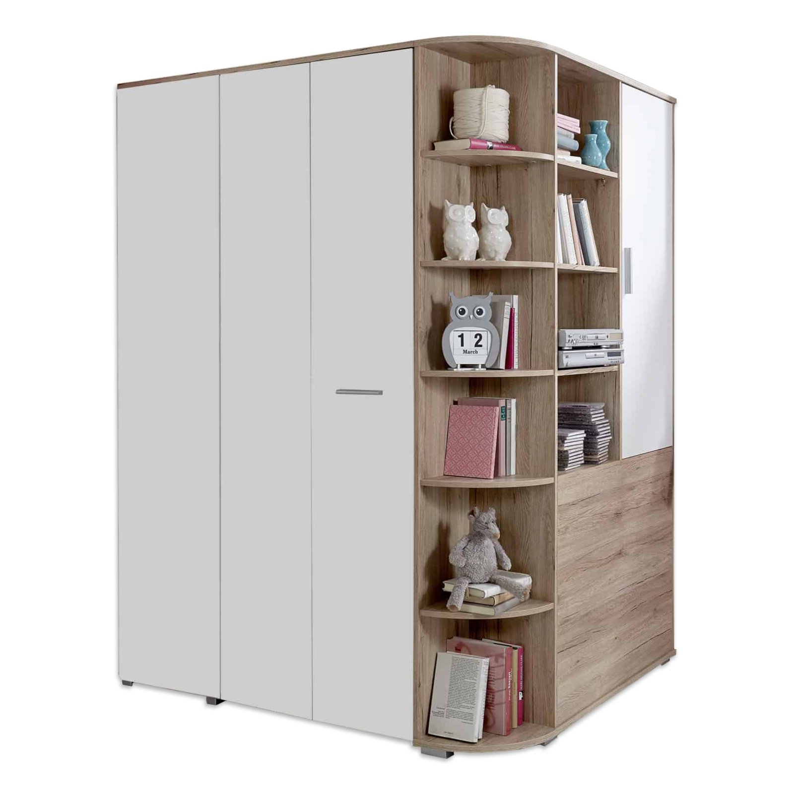 Eckschrank - San Remo Eiche - begehbar Eckschrank - San Remo Eiche - begehbar