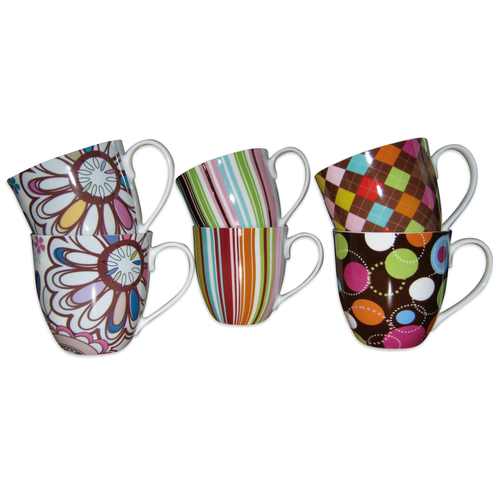Kaffeebecher XXL - multicolor - sortierte Designs