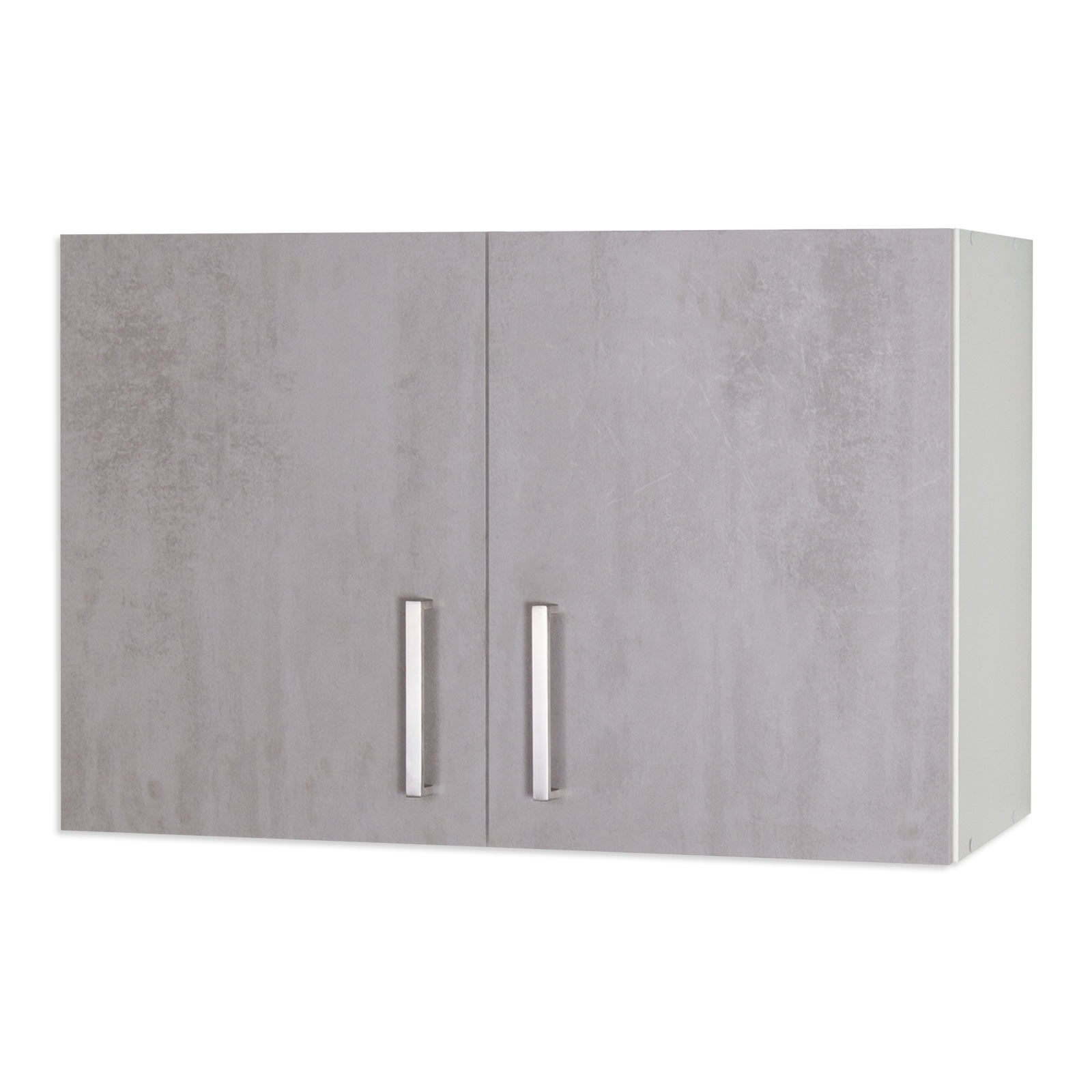 Hängeschrank - Betonoptik-weiß - 100 cm