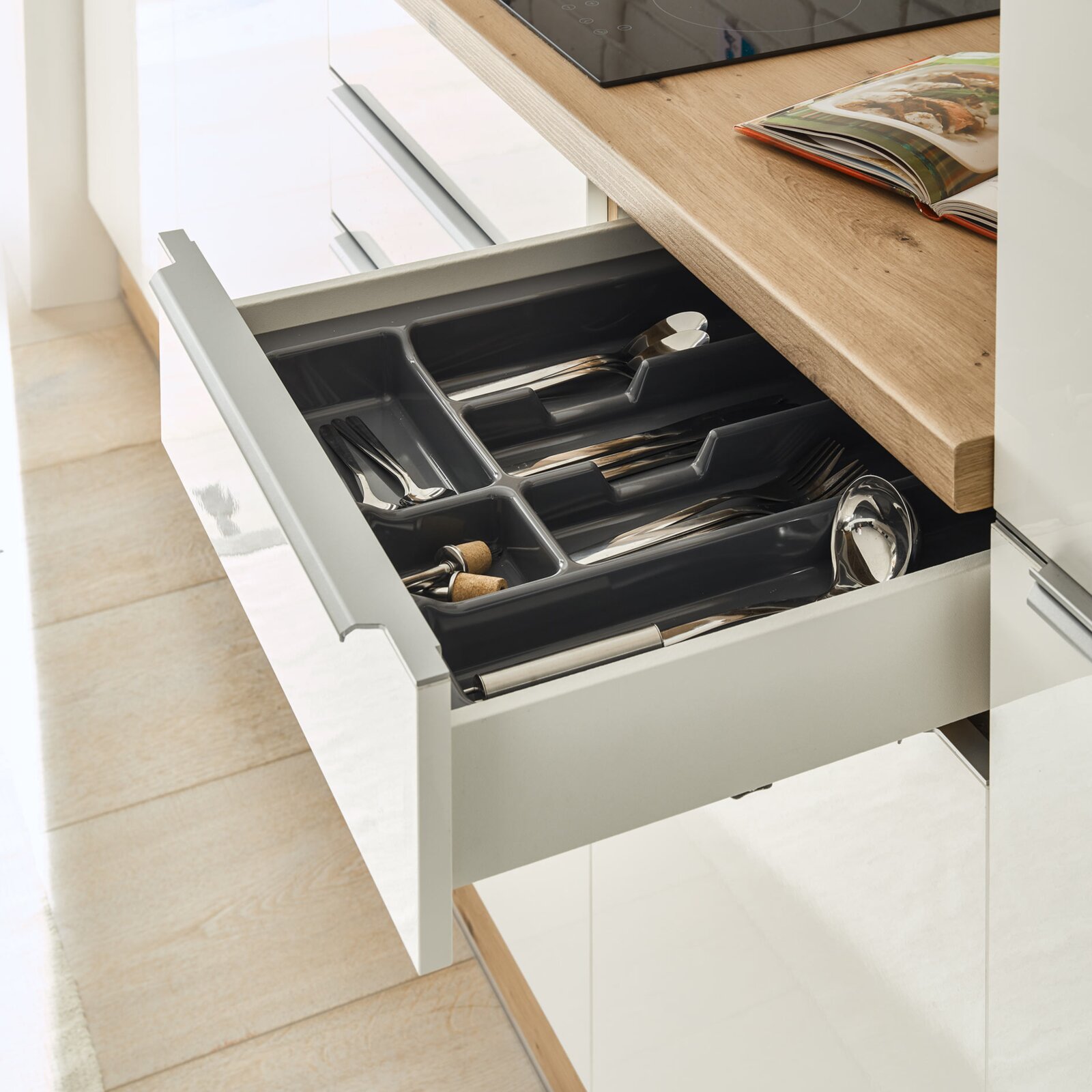 RESPEKTA Winkelküche - Artisan Eiche - weiß - mit E-Geräten - 310 cm |  Online bei ROLLER kaufen