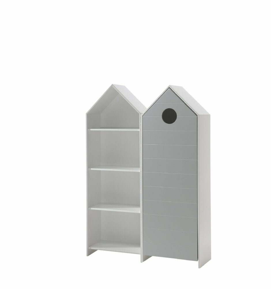 2er-Schrank-Set CASAMI - weiß-grau - Strandhaus-Design - 115 cm breit |  Online bei ROLLER kaufen