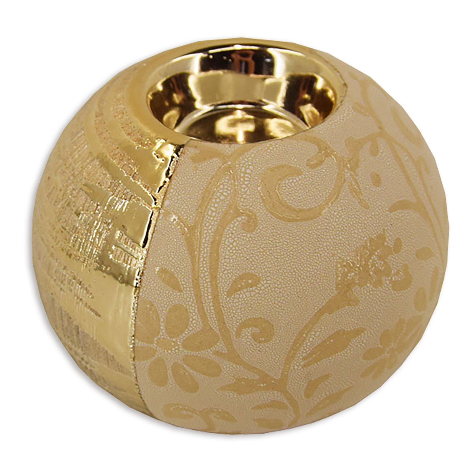 wohnzimmer deko gold:gold Blumendekor – Keramik – Ø 10 cm wohnzimmer deko gold:gold Blumendekor – Keramik – Ø 10 cm