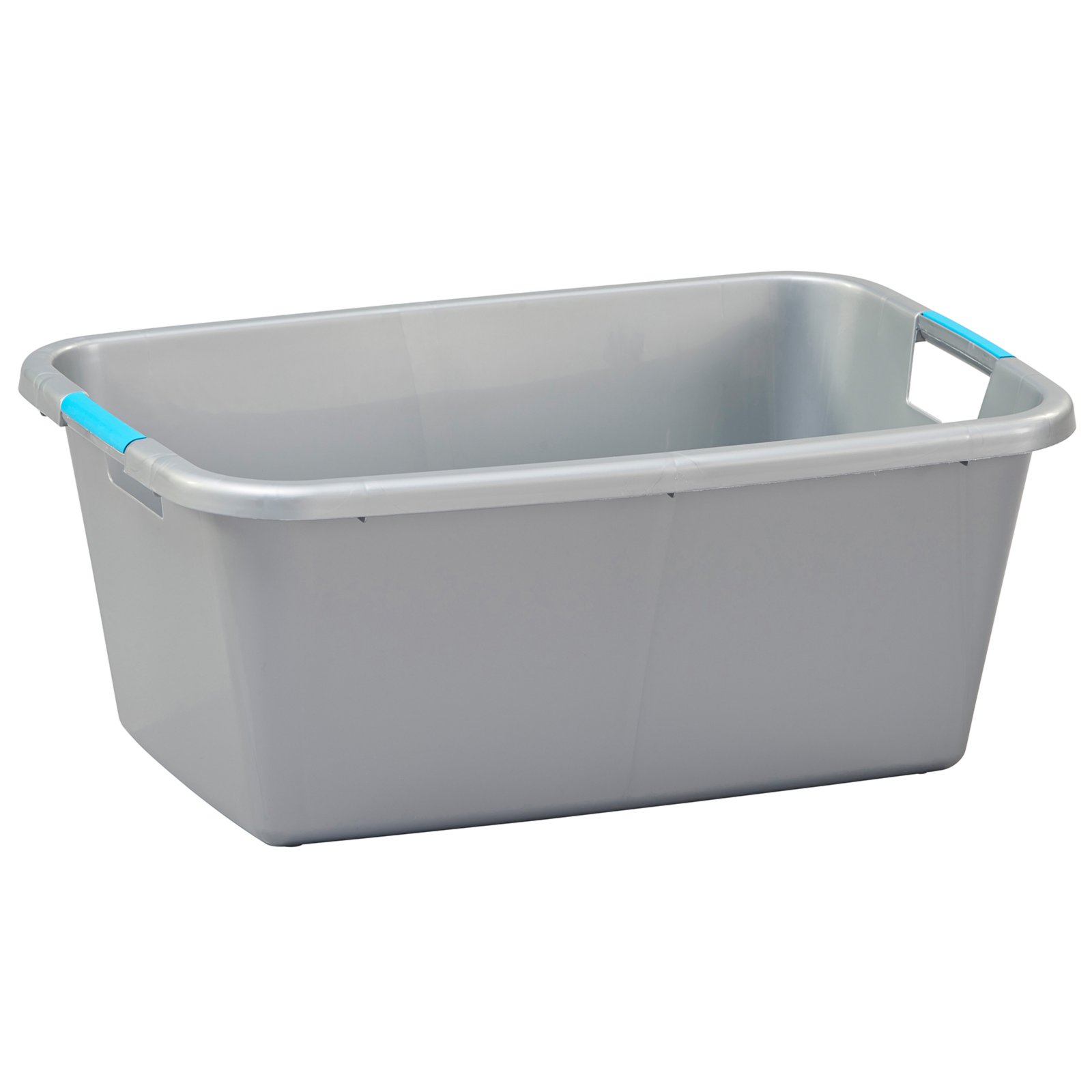 Wäschewanne - silber - 60x40 cm | Wäschekörbe & Sammler | Bad