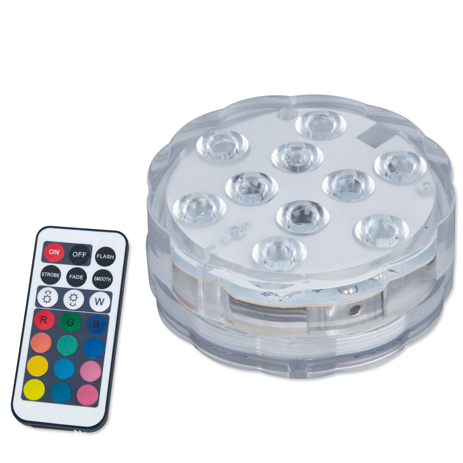 LAMPURA LED-RGB-Dekoleuchte - Kunststoff - mit Fernbedienung