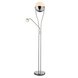 LED-Deckenfluter - chrom - dimmbar