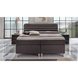 Boxspringbett - anthrazit - H2/H3 - 180x200 cm