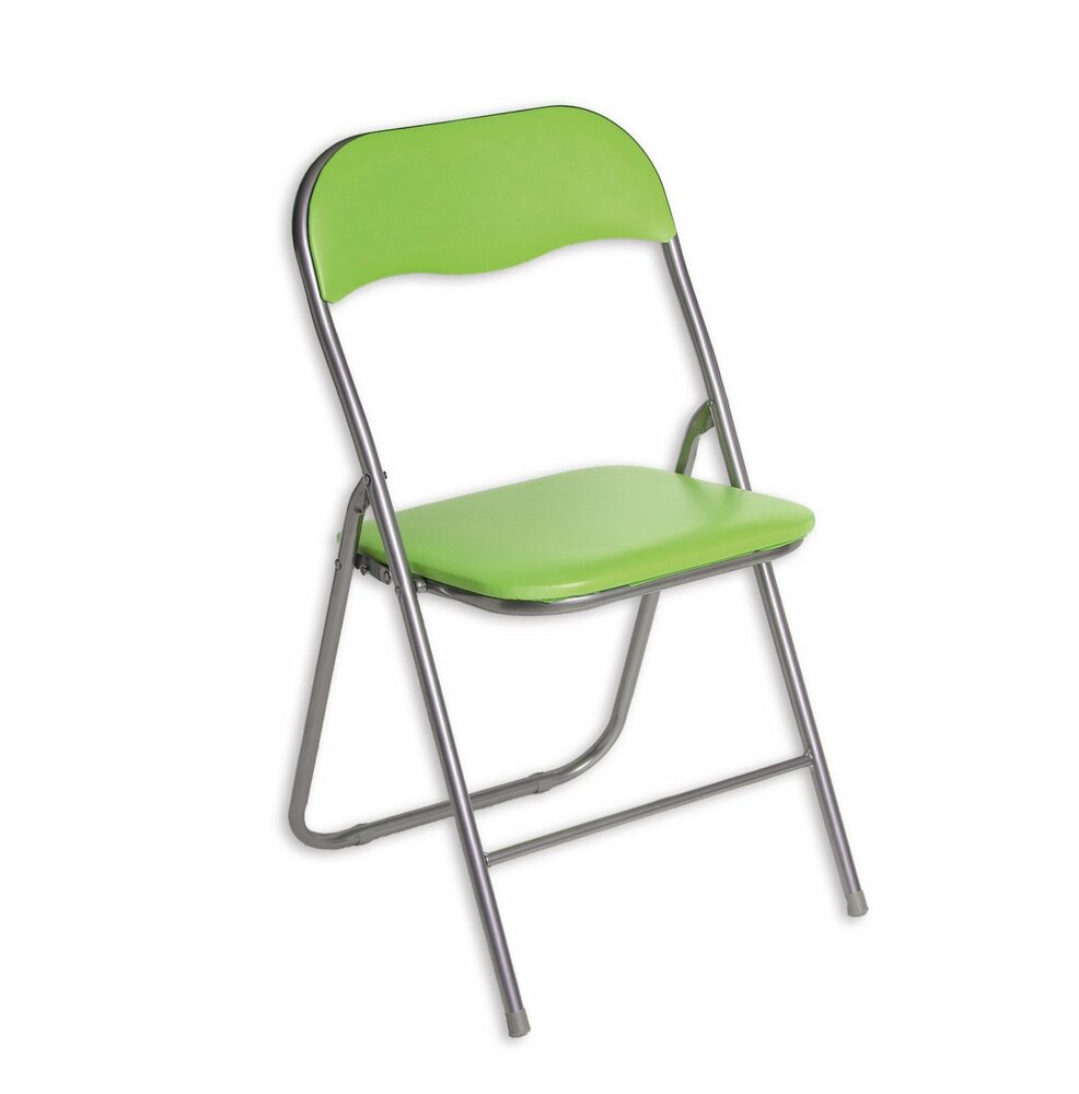 Klappstuhl - grün - Kunstleder | Klappstühle | Stühle | Stühle & Hocker