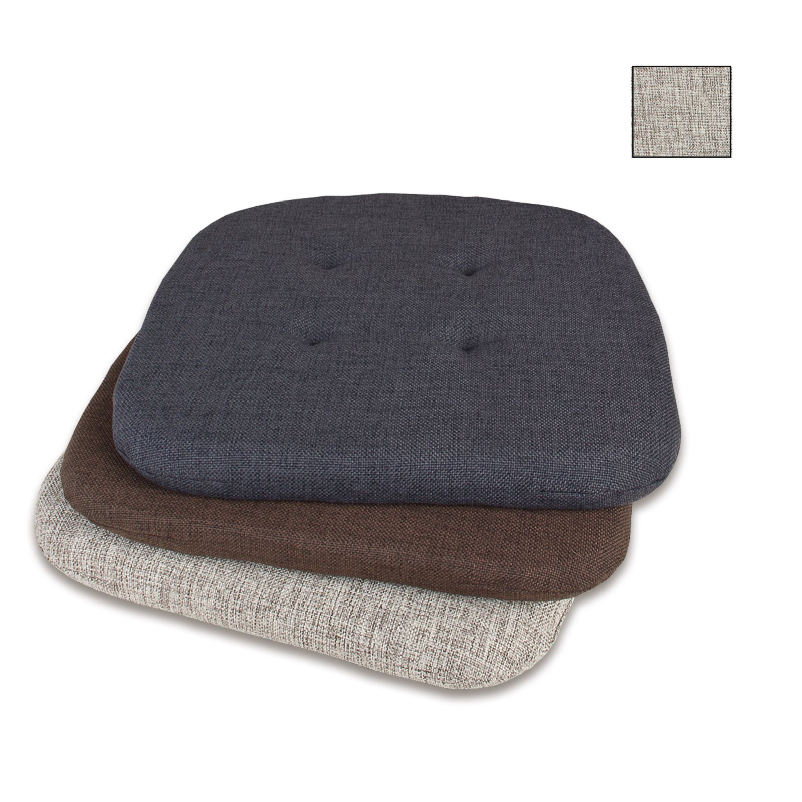 Stuhlkissen Forest Beige 41x41 Cm Stuhl Sitzkissen Kissen