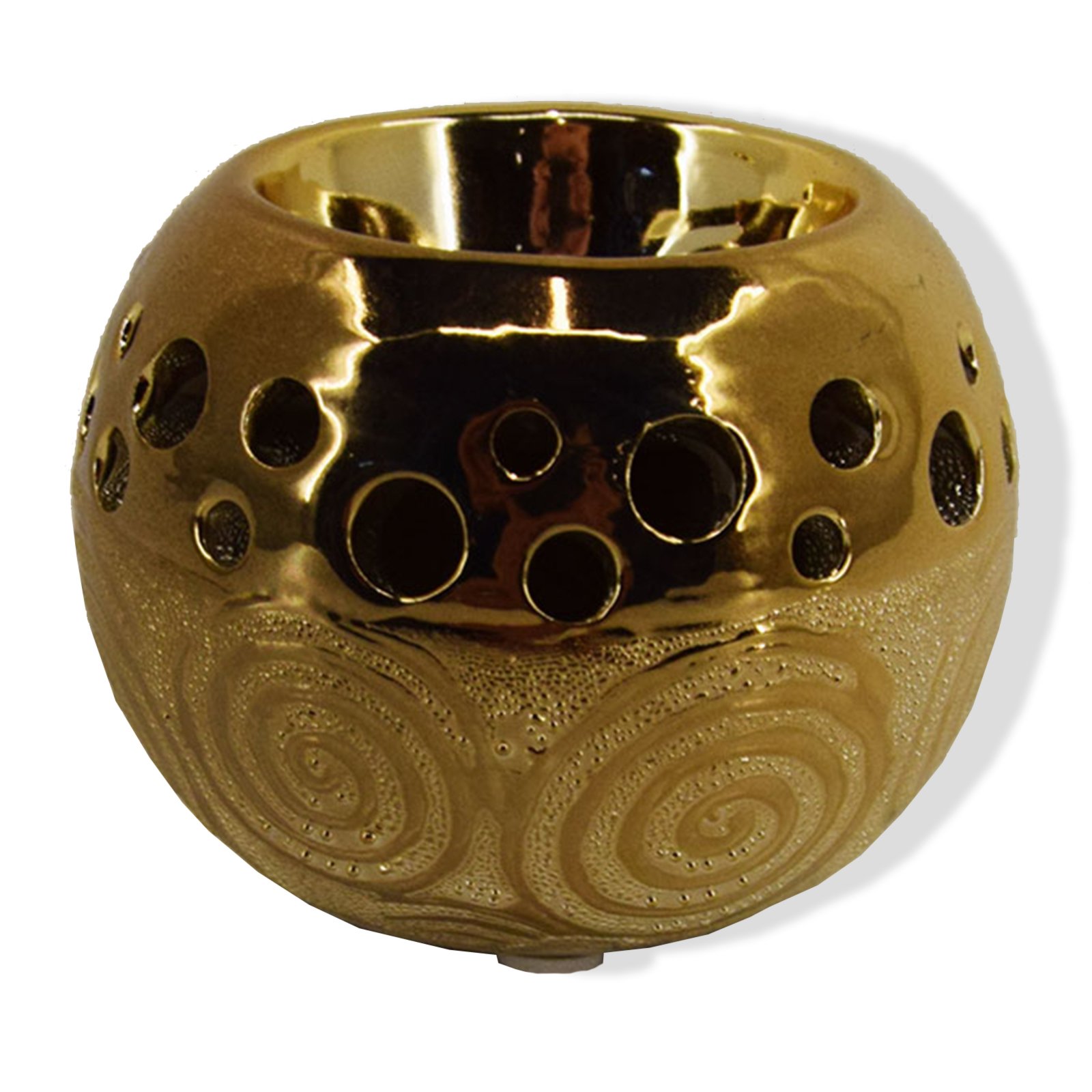 wohnzimmer deko gold:-Kugel – gold – Keramik – 9 cm wohnzimmer deko gold:-Kugel – gold – Keramik – 9 cm