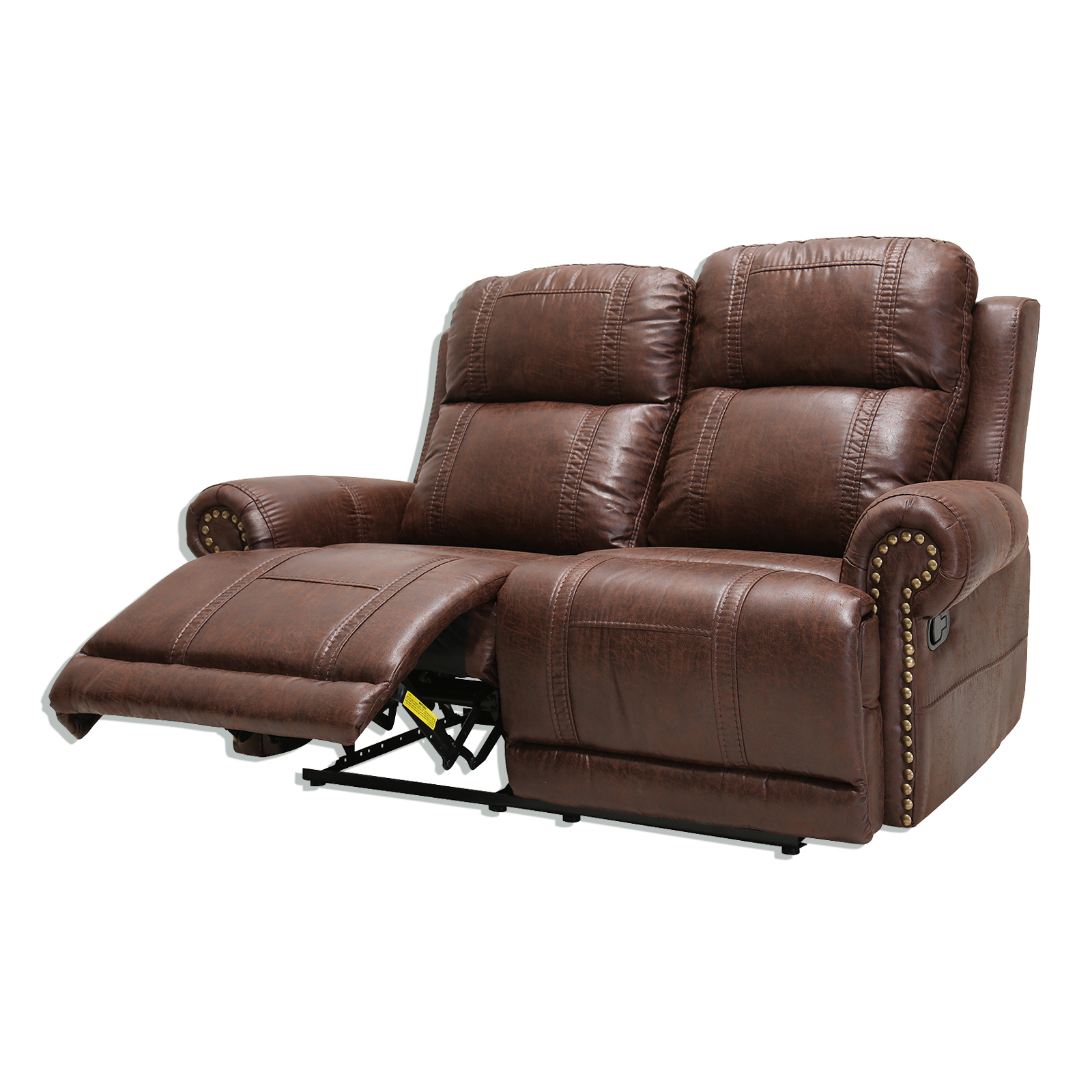 2-Sitzer-Sofa - braun - Relaxfunktion