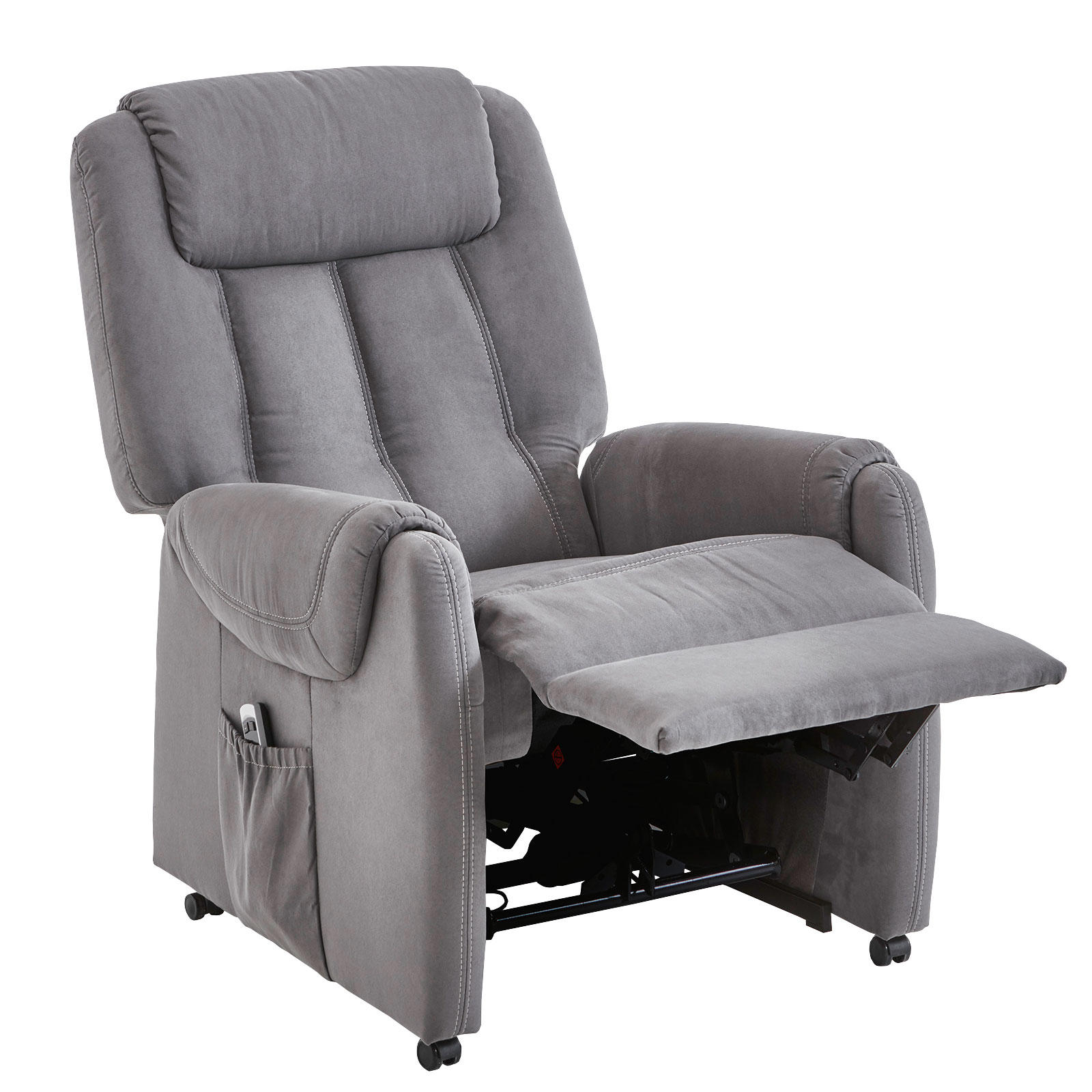 TV-Sessel - steel - Aufstehhilfe