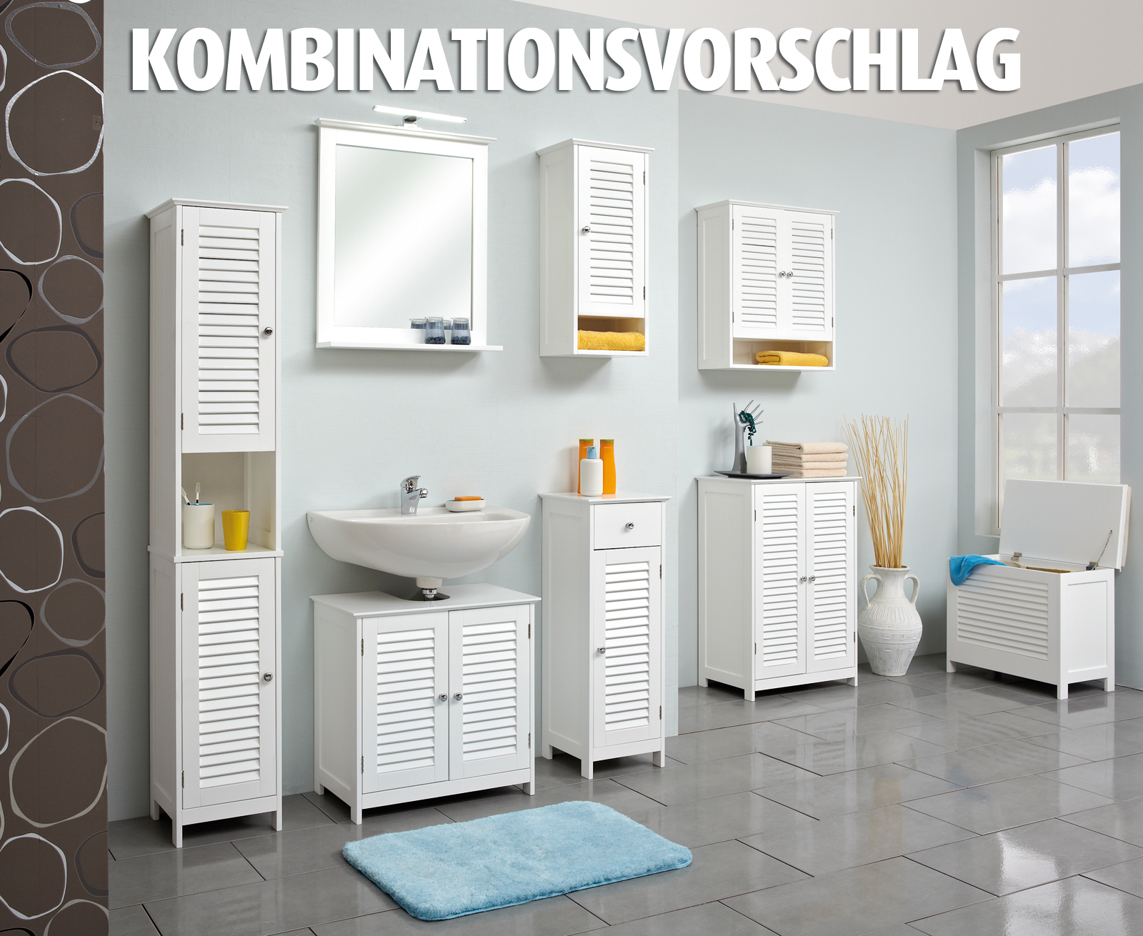Unterschrank - weiß - 60 cm breit