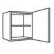 Hänger - weiß Lacklaminat-weiß - 60 cm