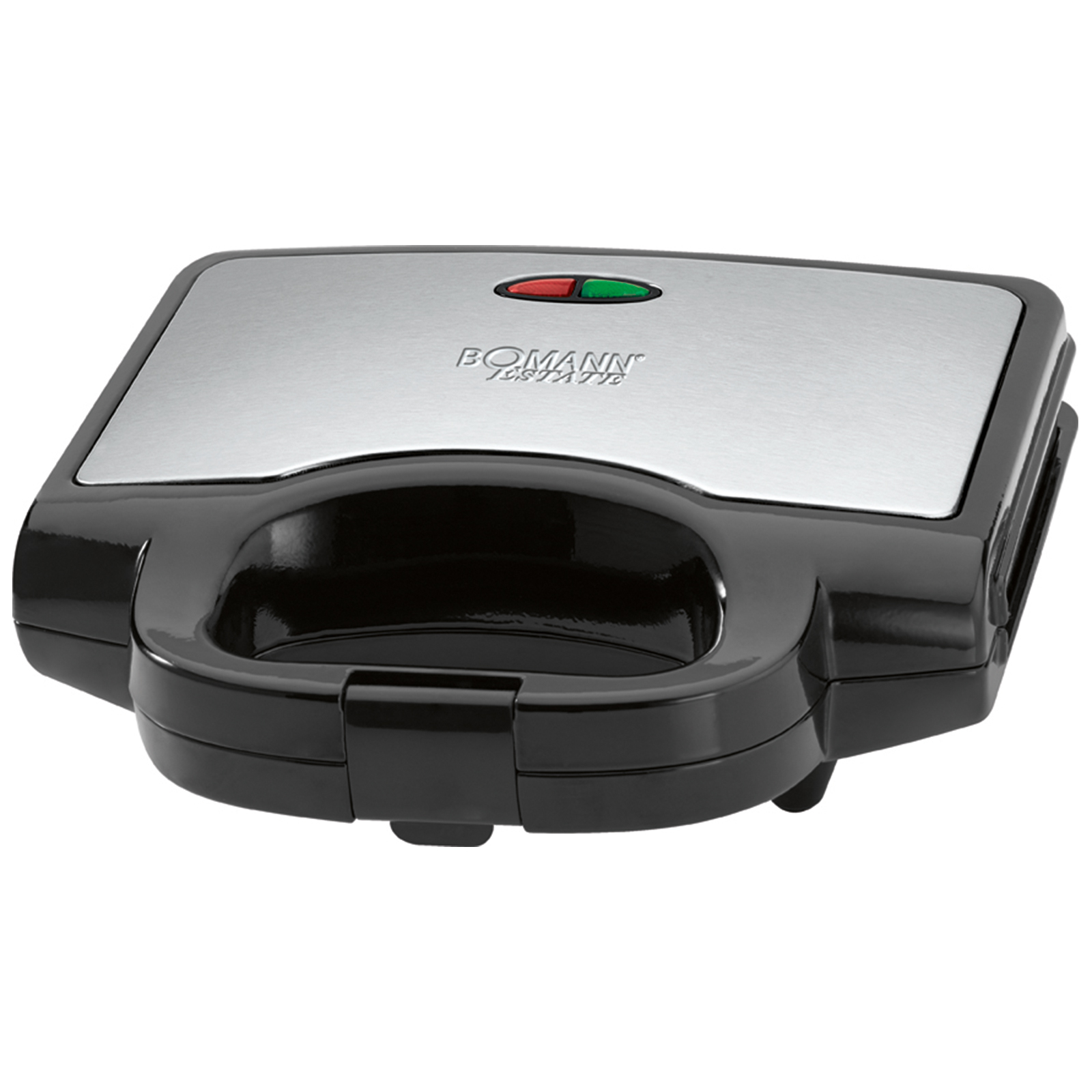 BOMANN Sandwichtoaster ST 1372 CB 613721 - Edelstahl-schwarz