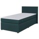 Boxspringbett TOGO - H3 - türkis - 90x200 cm