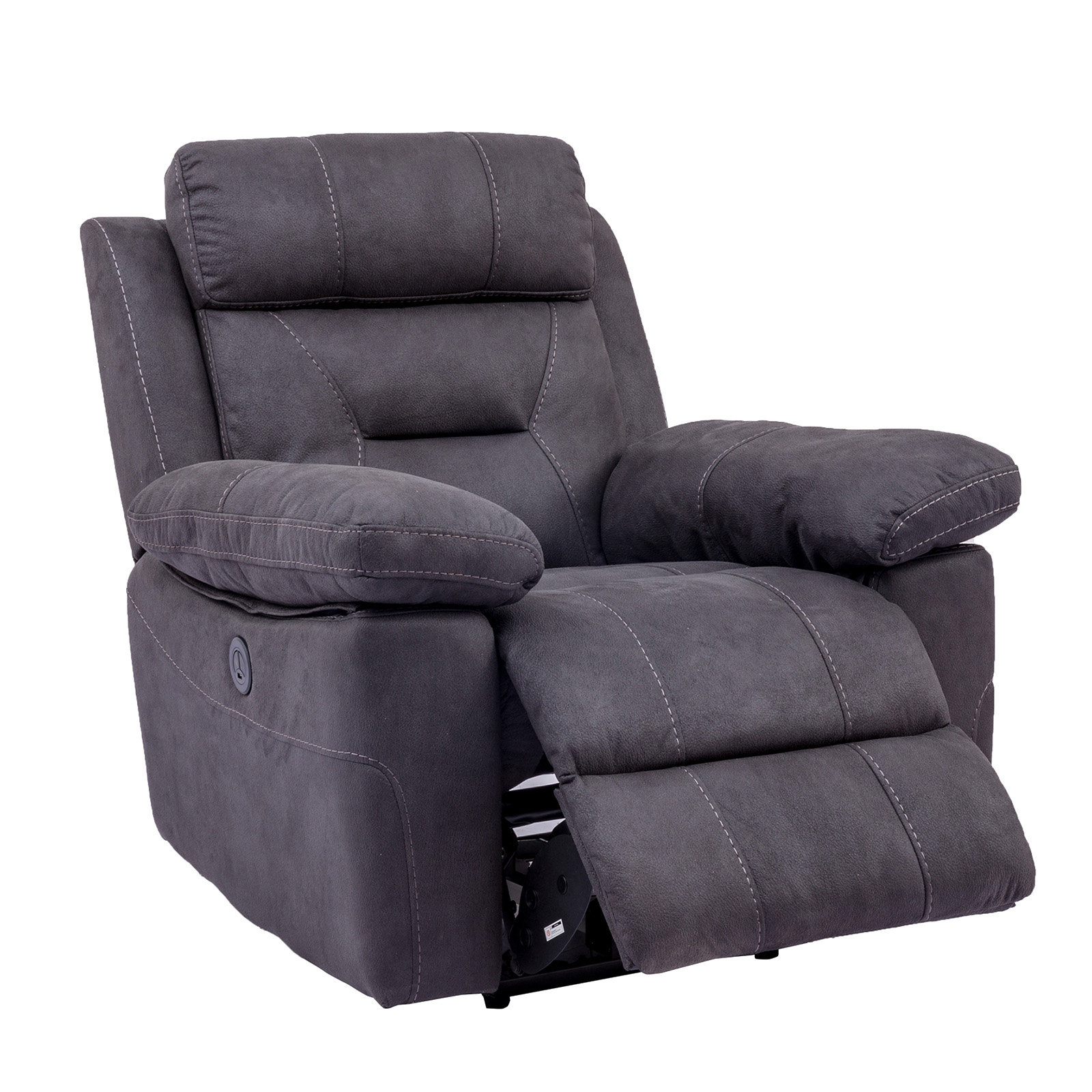 Relaxsessel - grau - mir Relaxfunktion - 91 cm breit