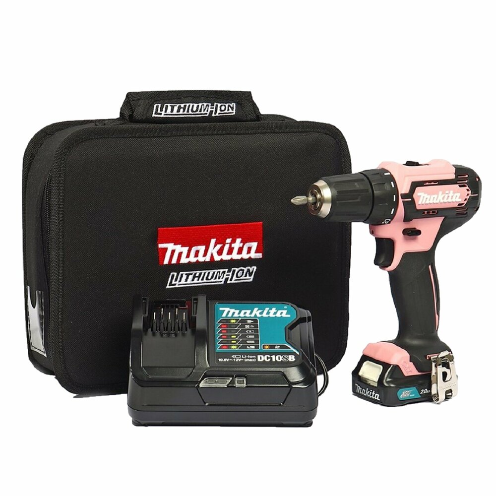MAKITA Akku-Bohrschrauber DF333DSAP1 - 12 V - schwarz-pink | Online bei ...