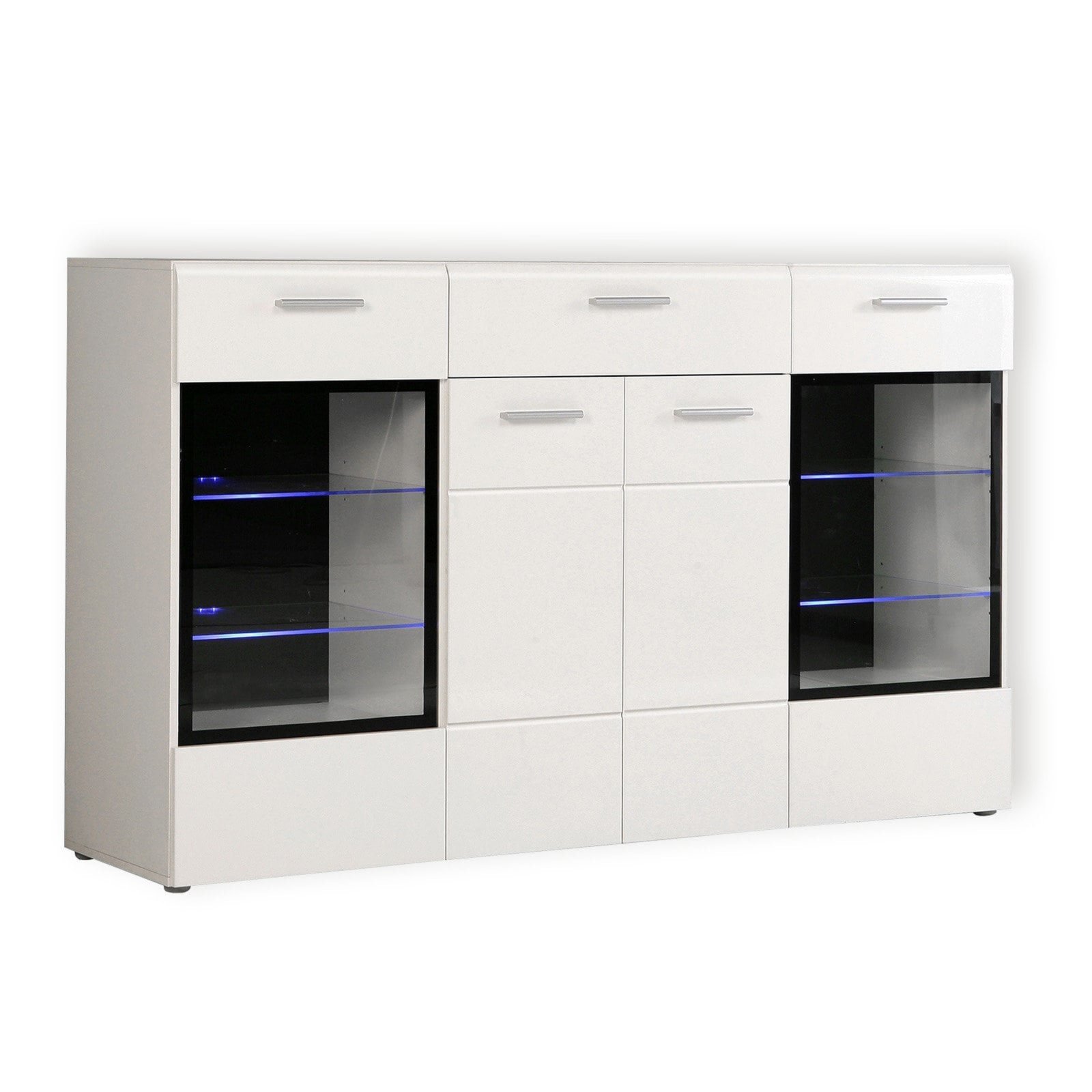 Kommoden Sideboards Günstig Bei Roller Große Auswahl Online Kaufen Sideboard Slate Weiß Mit Beleuchtung
