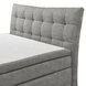 Boxspringbett - grau - H2 - 180x200 cm