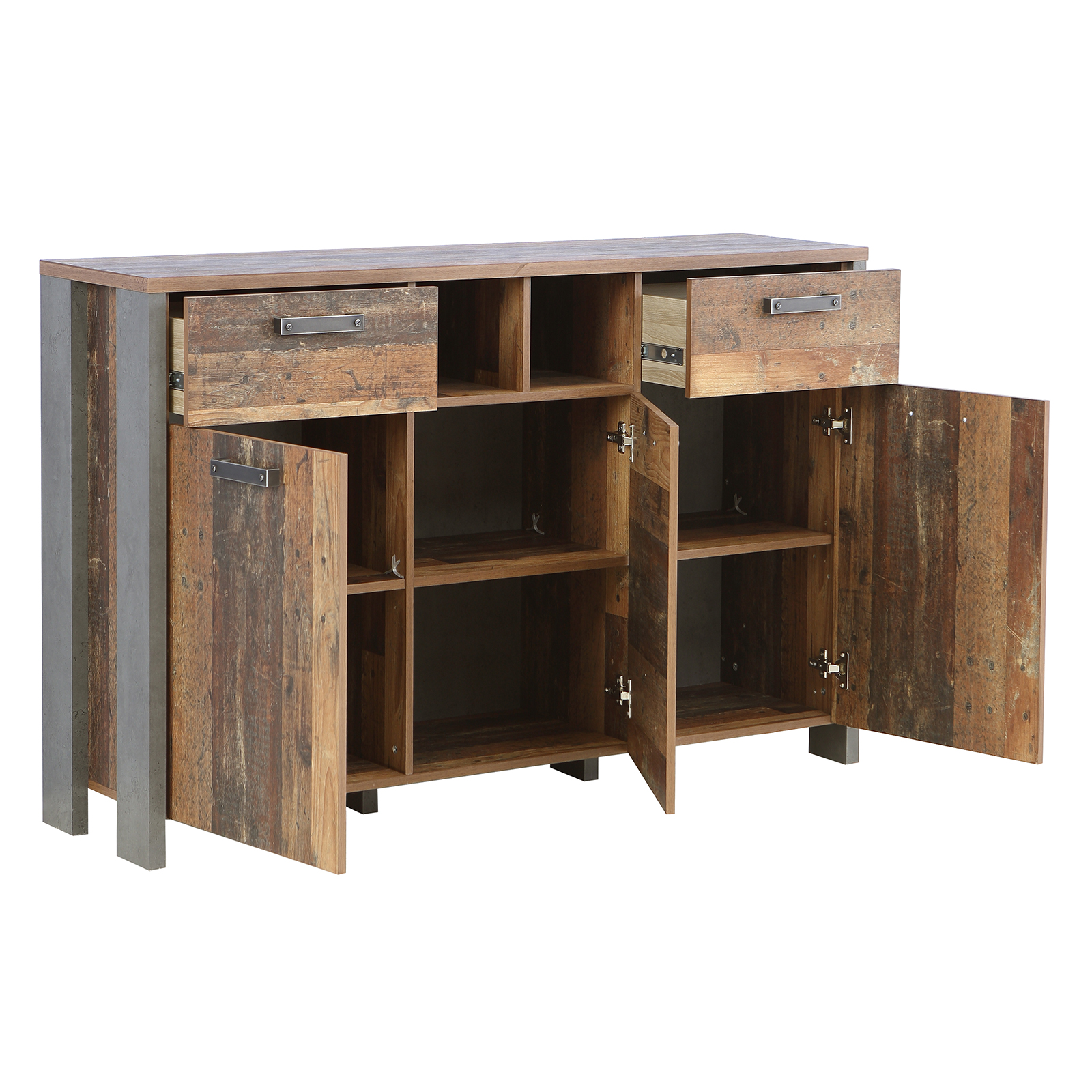 Kommode - Old Wood Vintage - 156 cm breit