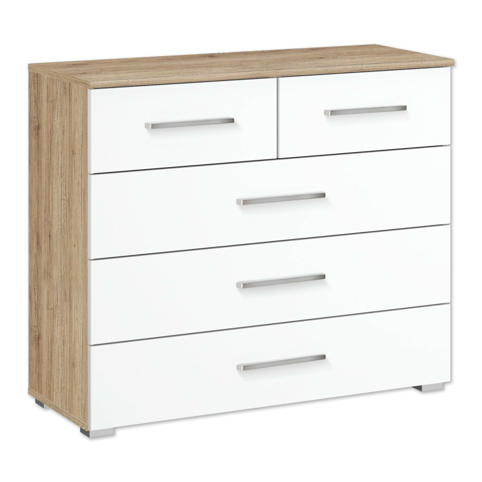 Kommode Alpinweiss Eiche Sanremo 93 Cm Breit Online Bei Roller Kaufen