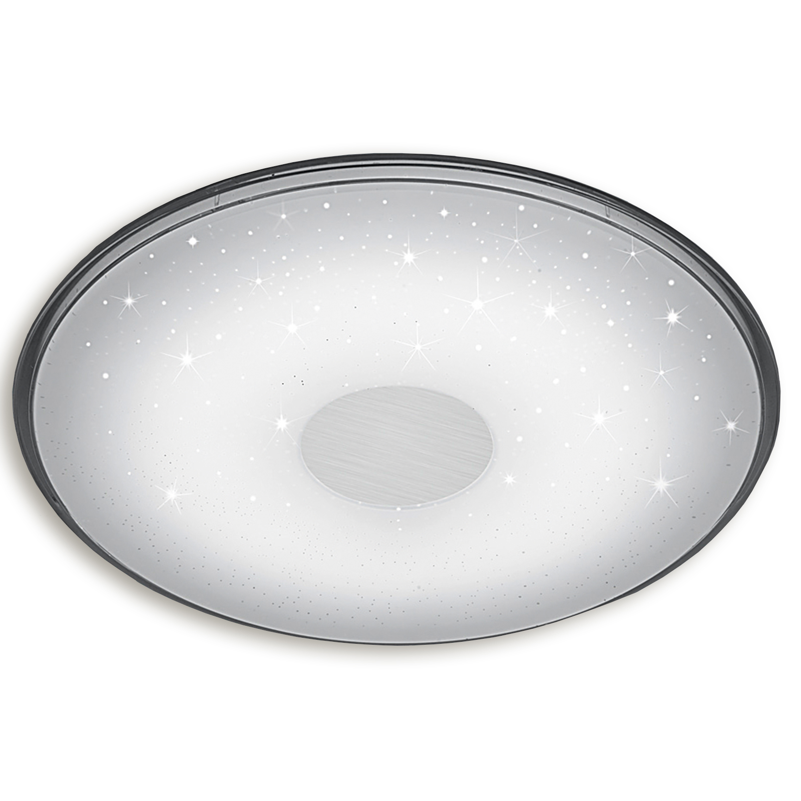 LED-Deckenleuchte - weiß - dimmbar - Glitzer