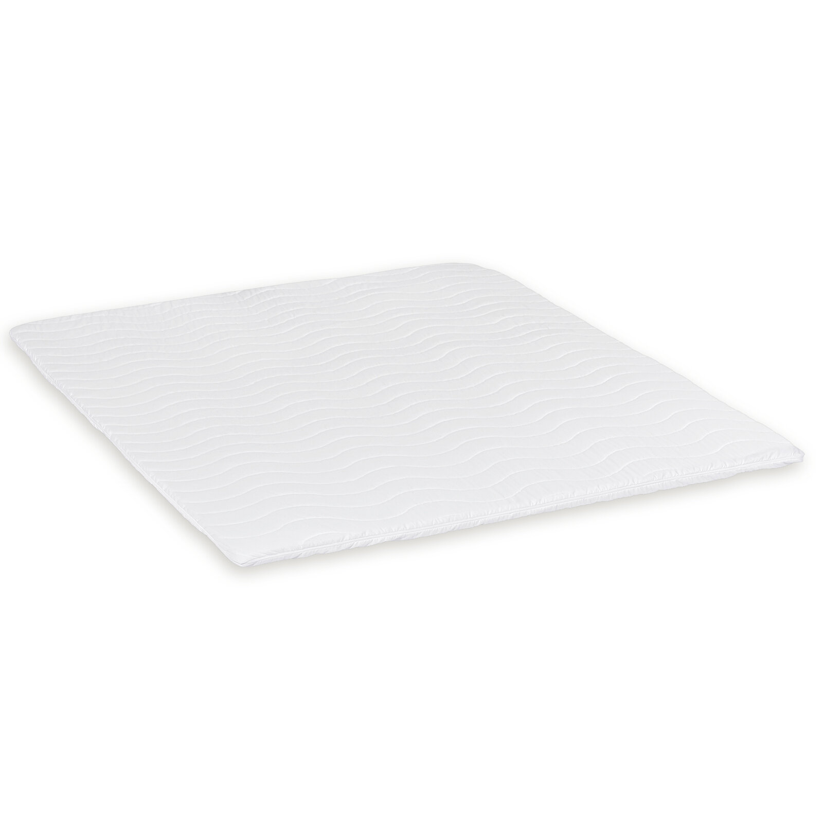 Set - Schlafsofa - grau - mit Topper