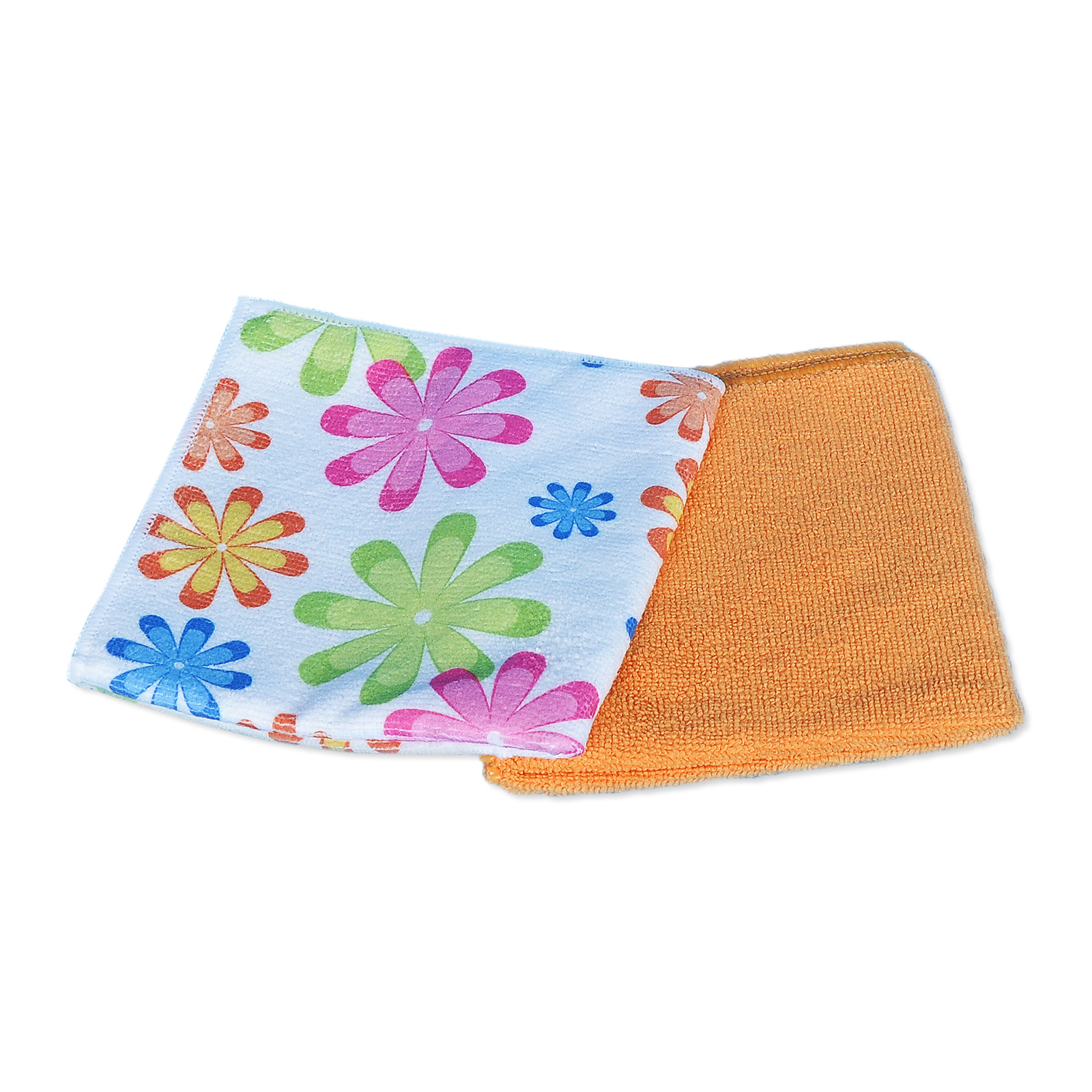 Microfasertücher - farbig sortiert - 2er Pack - 32x32 cm