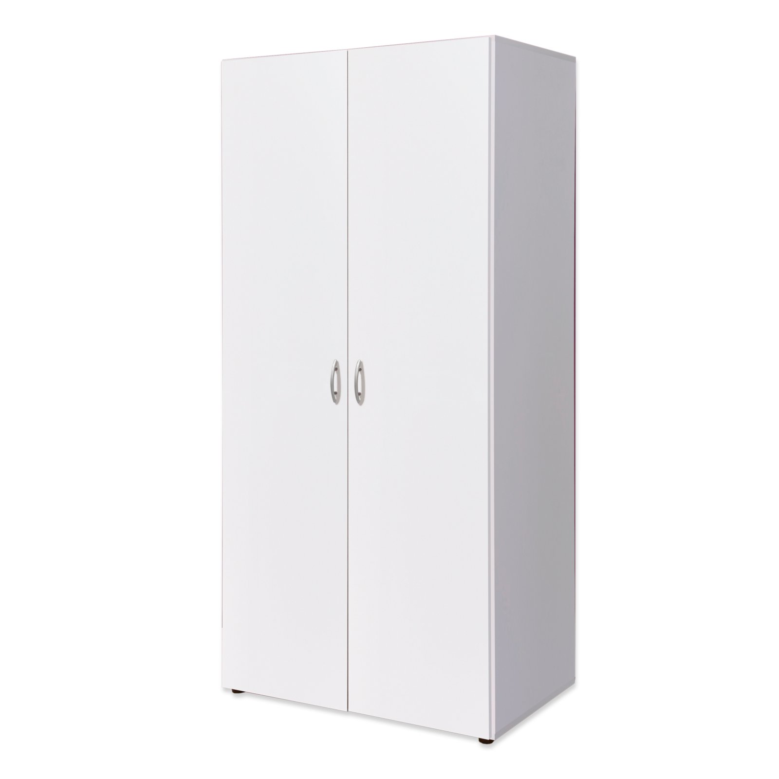 Drehtürenschrank weiß 80 cm breit Rakuten