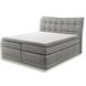 Boxspringbett - grau - H2 - 180x200 cm