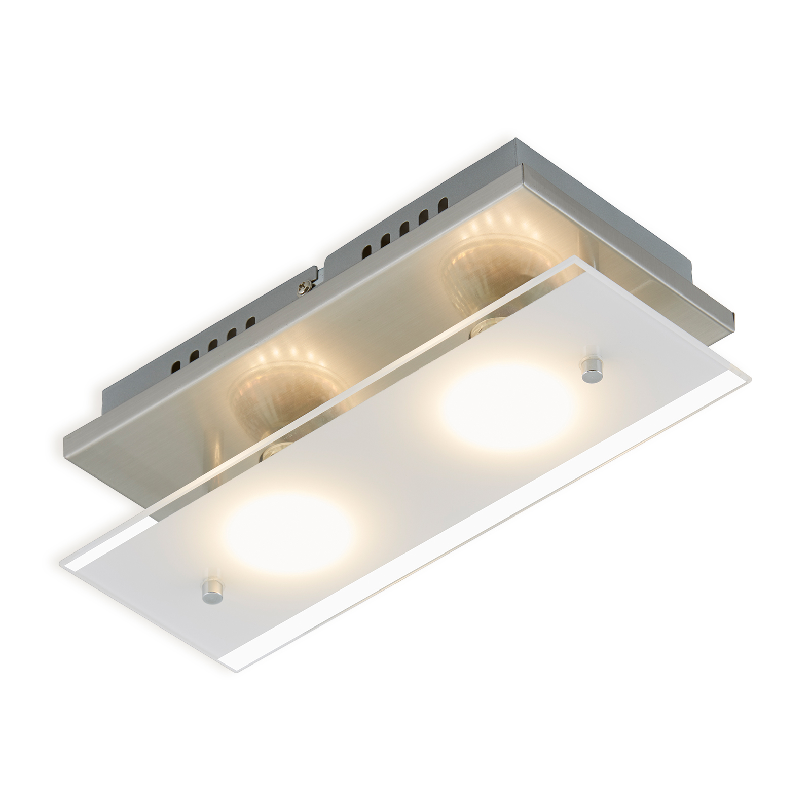 LED-Deckenleuchte - nickel-matt - 2-flammig | Online bei ROLLER kaufen
