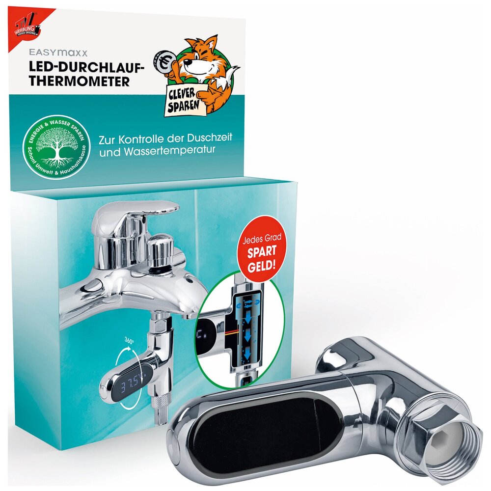 MAXXMEE Thermometer für Wasserarmaturen LEDAnzeige Online bei ROLLER kaufen