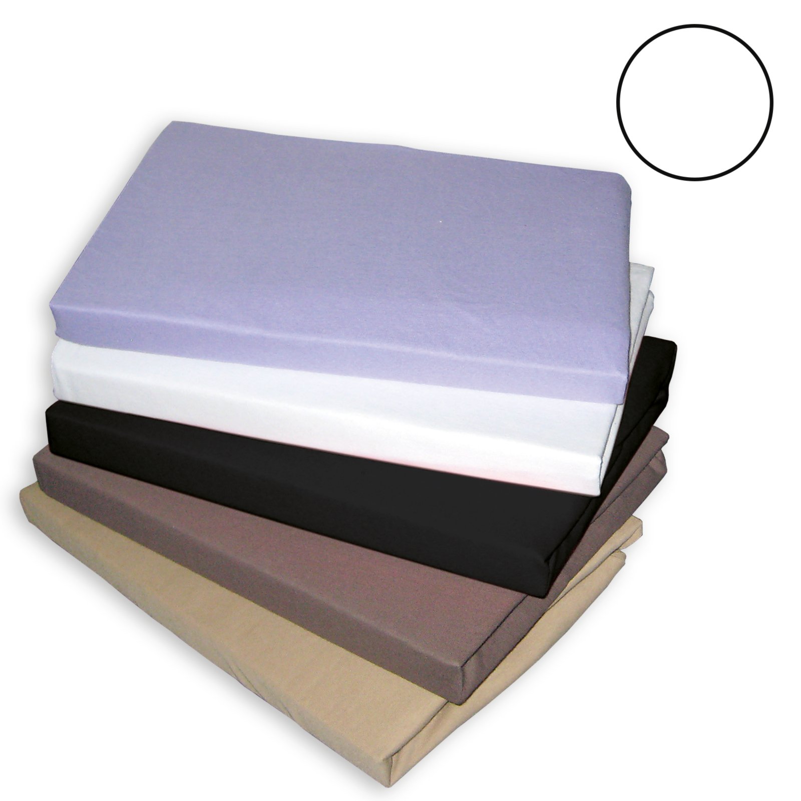 TopperSpannbettlaken TRAUMHAFT GUT weiß 180x200 cm TopperSpannbettlaken Bettwäsche