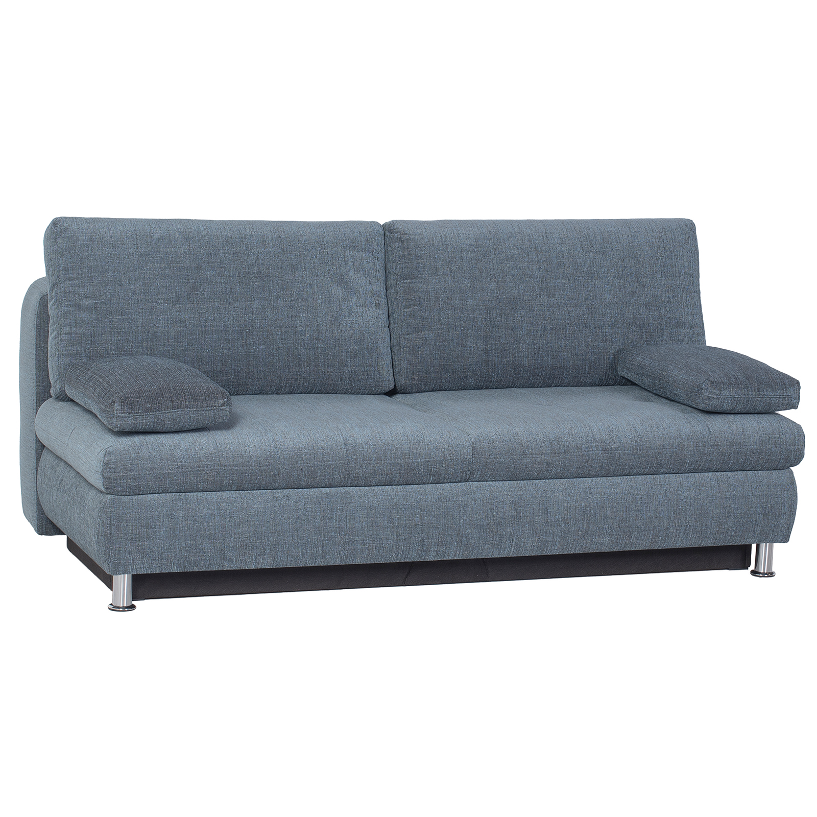 Boxspringsofa - blaugrau - Tonnentaschen-Federkern