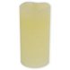 LED-Kerze - creme - mit Flackereffekt - 15 cm