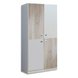Kleiderschrank SUNNY - Alpinweiß - Sonoma Eiche - 90x198 cm