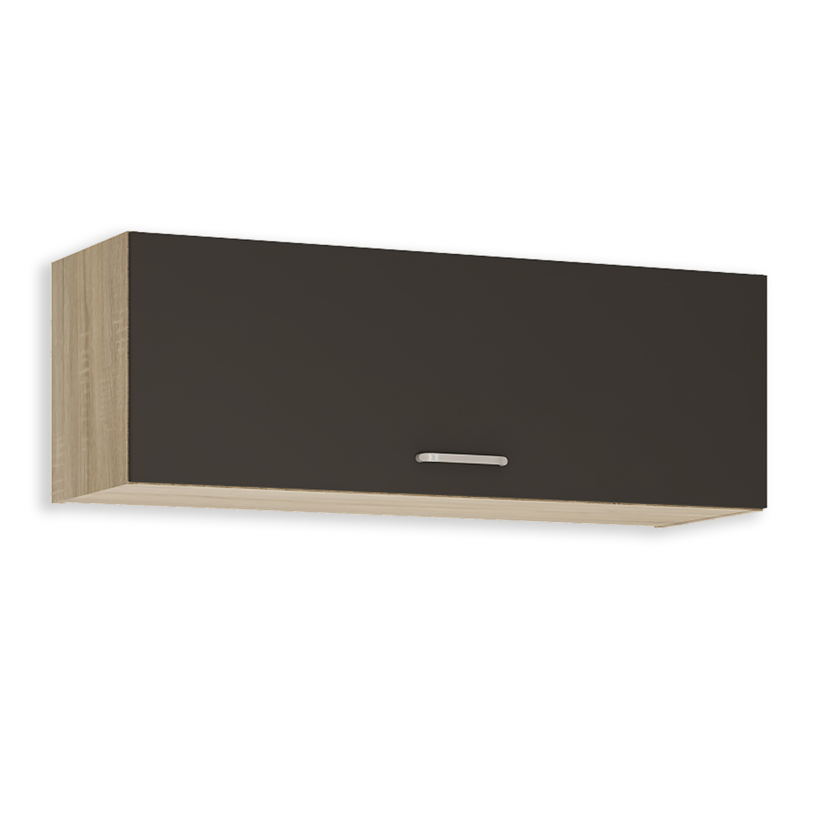 Oberschrank - anthrazit-Sonoma Eiche - 100x35 cm