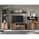Vitrine CLIF - Old Wood Vintage - grau-Betonoptik - 62 cm breit