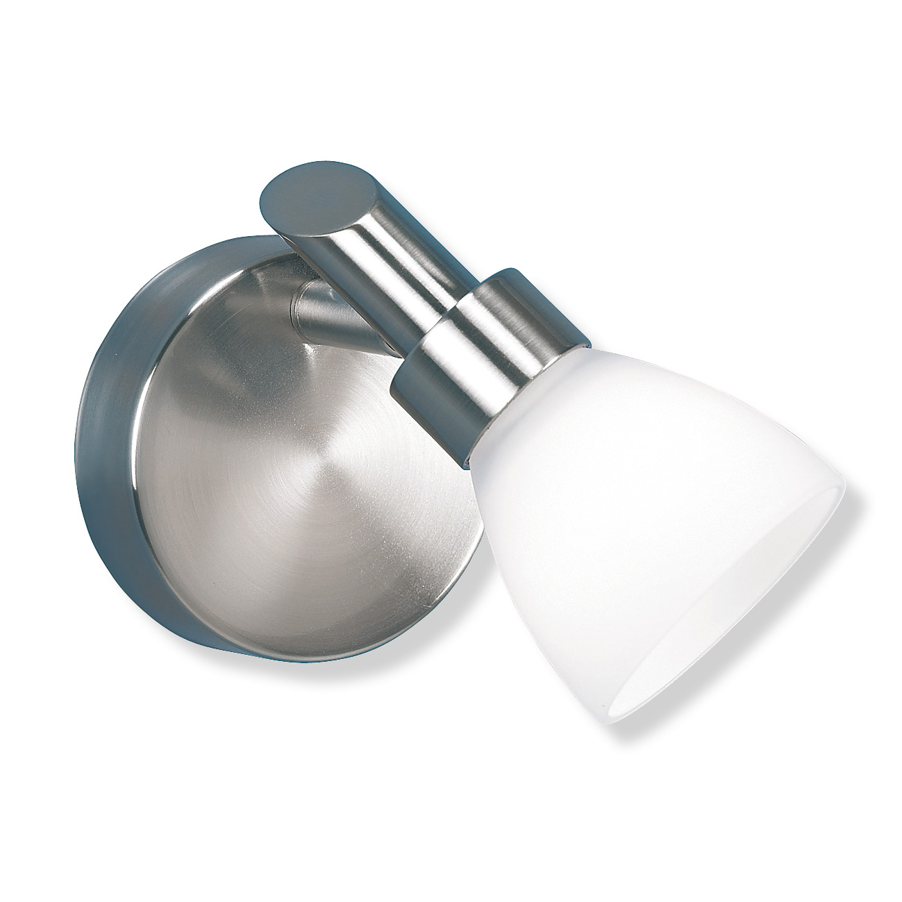 Wandleuchte - Nickel matt - 1-flammig