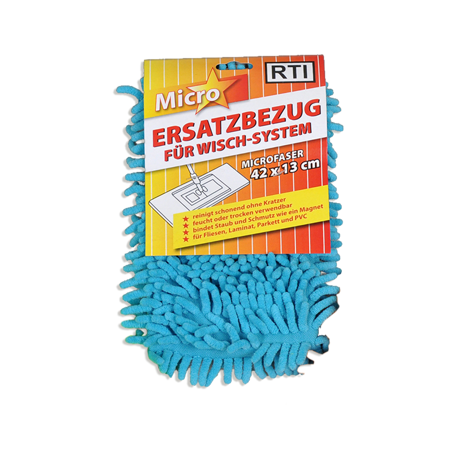 Ersatzbezug für Wisch-System - online keine Farbauswahl möglich - 42x13 cm
