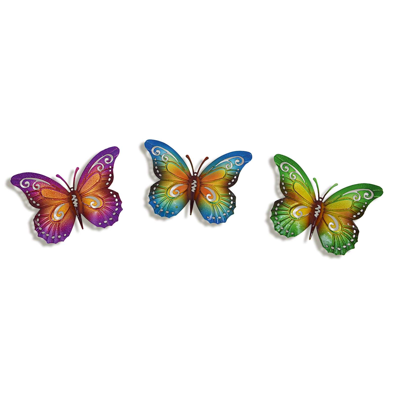 Schmetterling - farblich sortiert - 24 cm