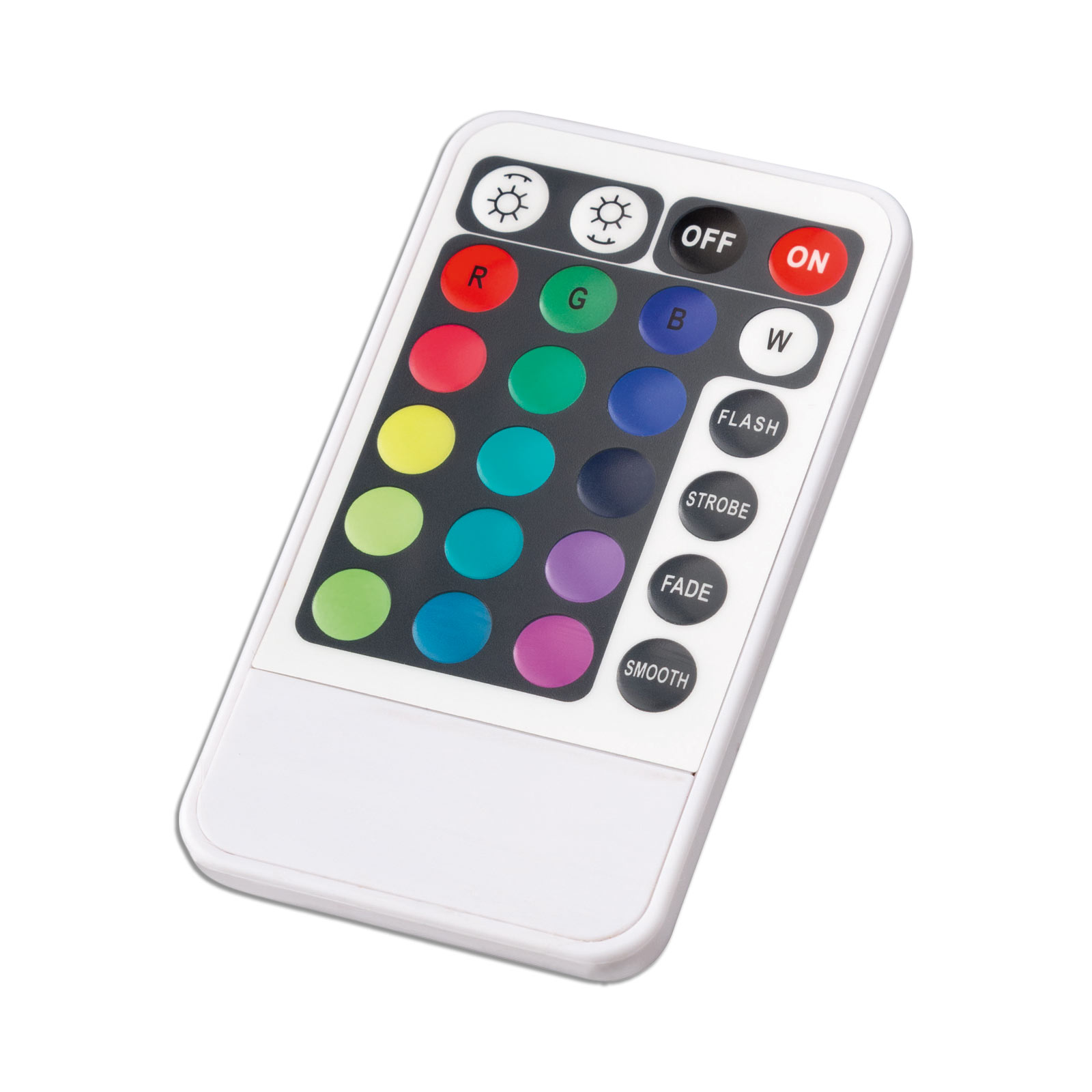 LED-Stehleuchte - weiß - RGB-Wechsler mit Fernbedienung