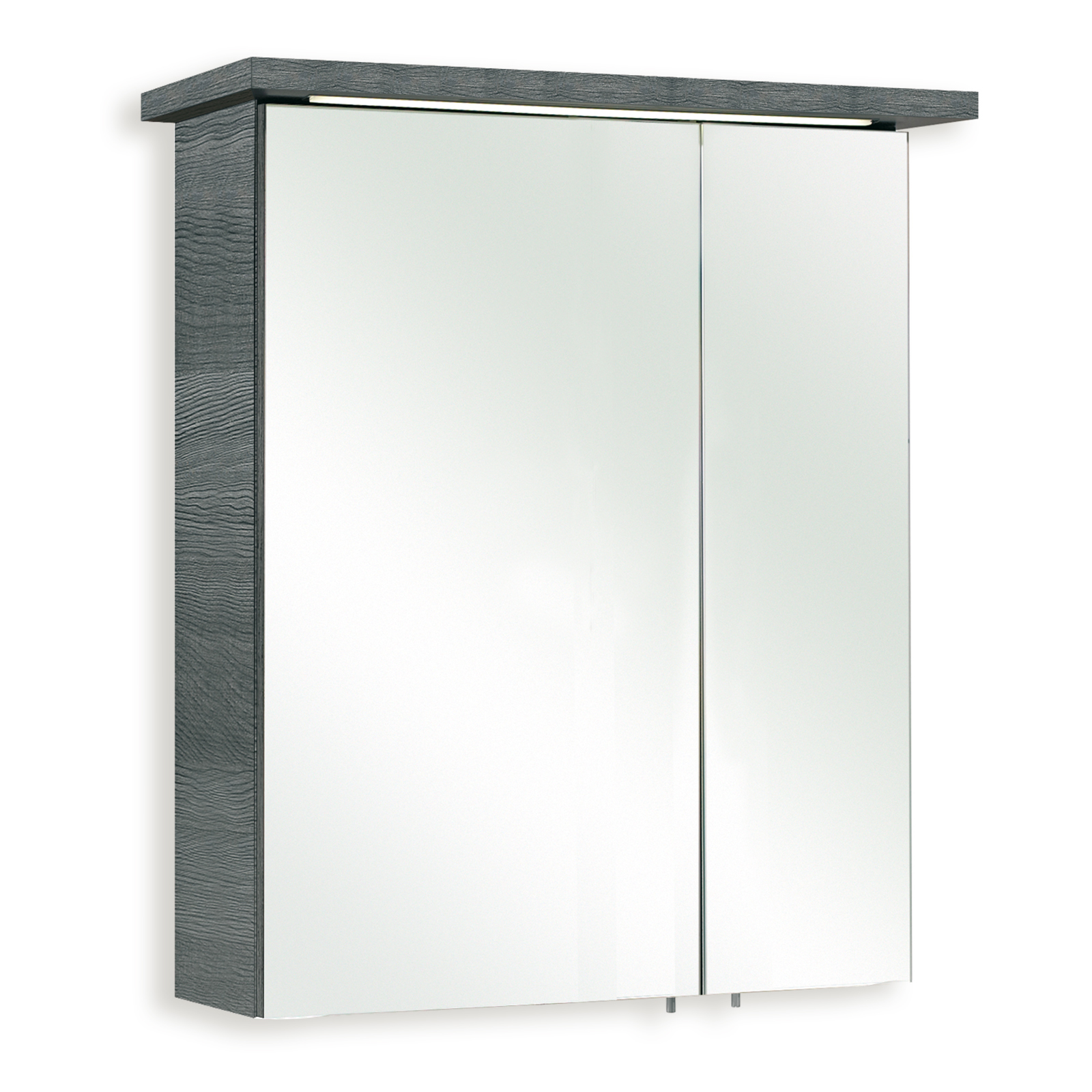 Spiegelschrank - Graphit Struktur - 60 cm
