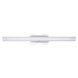 LED-Kosmetikleuchte BEAUTY - weiß-silber - mit Kugelkopf - 30 cm lang