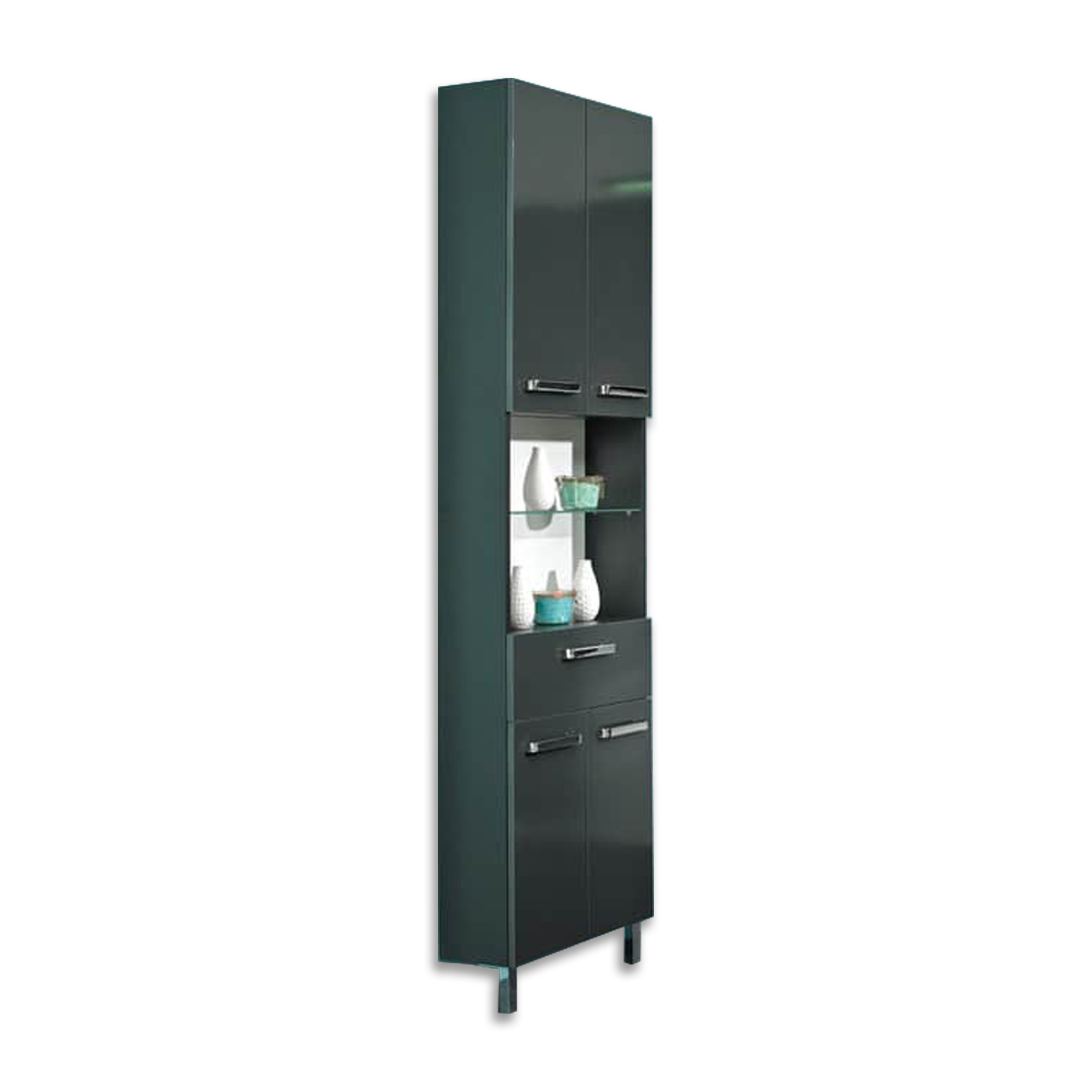 Hochschrank - anthrazit - 50 cm breit