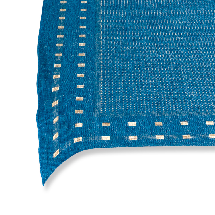 In-/Outdoorteppich - blau - 120x170 cm