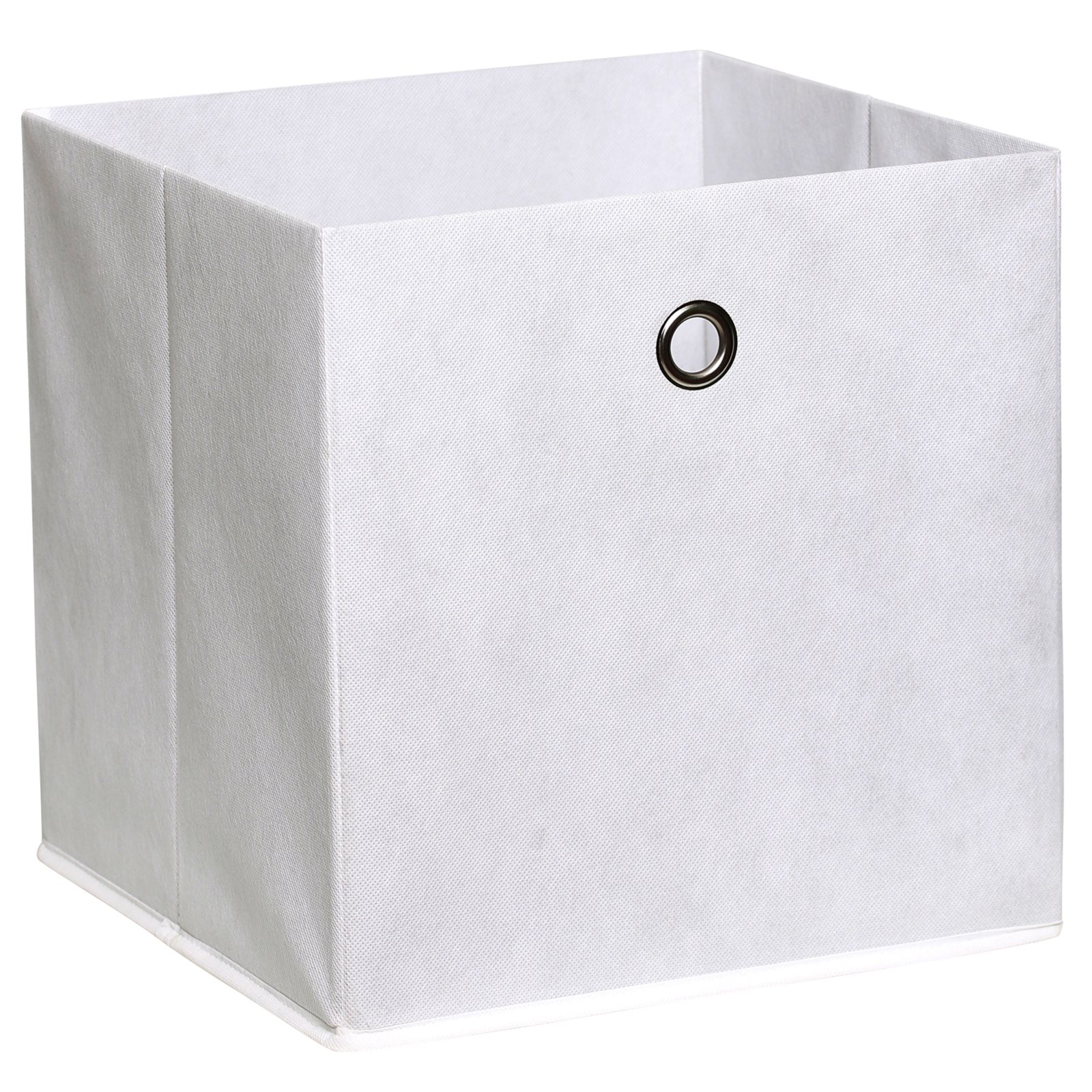 2 Stück weiß Faltbox 25 x 25 x 25 cm