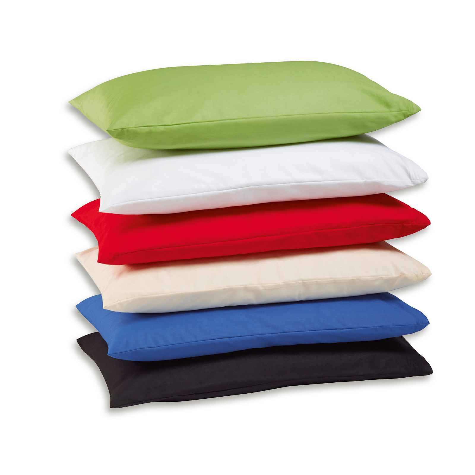 2er-Pack Kissenbezug - grün - 40x80 cm