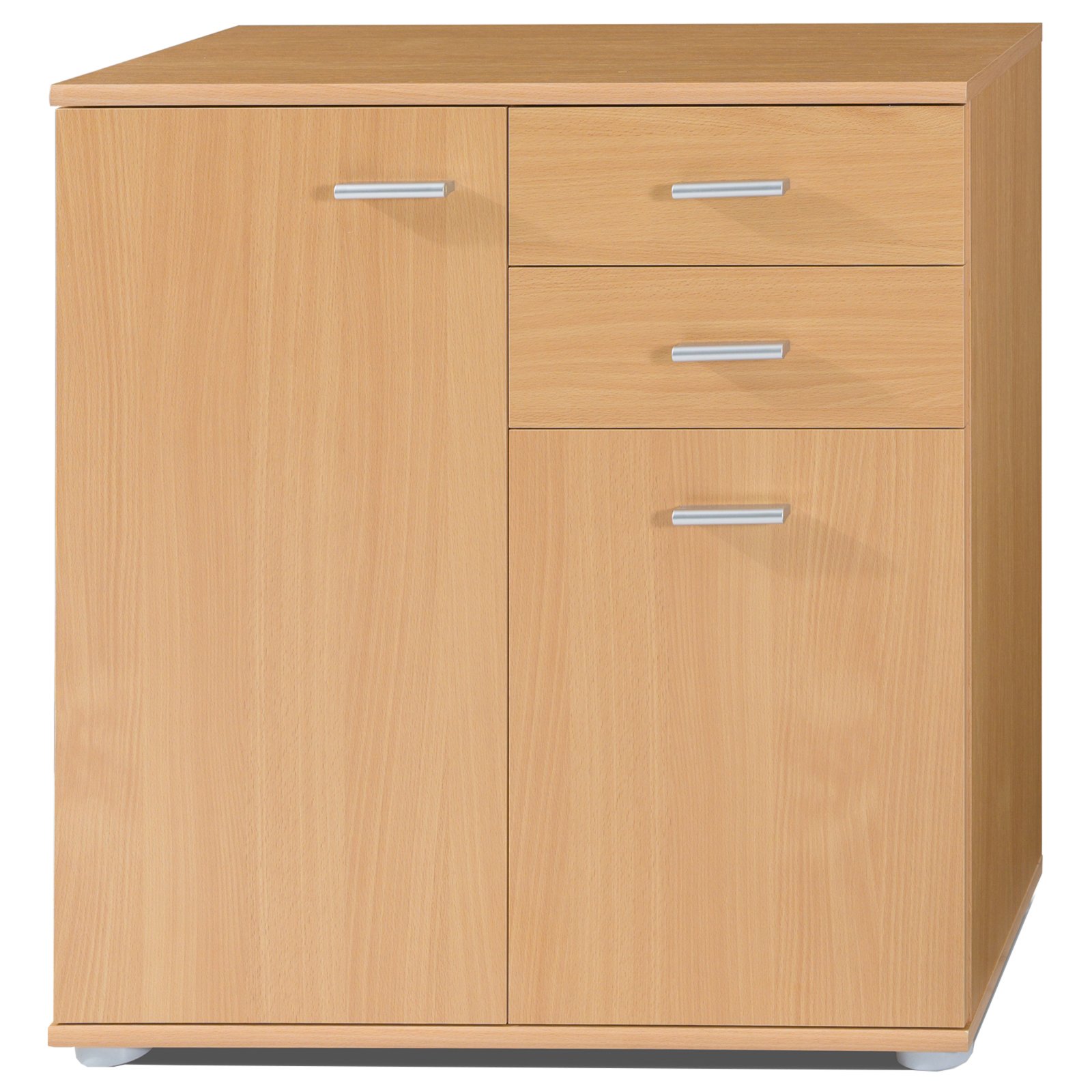 Kommode MIKE 2 Buche Türen und Schubladen 71 cm Kommoden